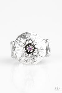 Paparazzi VINTAGE VAULT "Blooming Beach Party" Purple Ring Paparazzi Jewelry