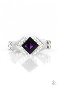 Paparazzi "Wallstreet Winner" Purple Ring Paparazzi Jewelry