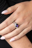 Paparazzi "Wallstreet Winner" Purple Ring Paparazzi Jewelry