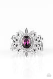 Paparazzi VINTAGE VAULT "Burn Bright" Purple Ring Paparazzi Jewelry