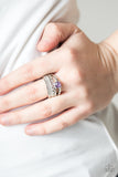 Paparazzi "The Overachiever" Purple Ring Paparazzi Jewelry