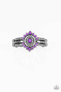 Paparazzi "Rainbow Rivera" Purple Ring Paparazzi Jewelry