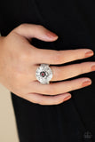 Paparazzi VINTAGE VAULT "Blooming Beach Party" Red Ring Paparazzi Jewelry