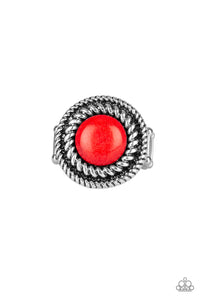 Paparazzi VINTAGE VAULT "Rare Minerals" Red Ring Paparazzi Jewelry