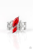 Paparazzi "Stay Sassy" Red Ring Paparazzi Jewelry