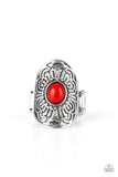 Paparazzi VINTAGE VAULT "The ZEST Of The ZEST" Red Ring Paparazzi Jewelry