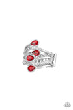 Paparazzi VINTAGE VAULT "Bling Dream" Red Ring Paparazzi Jewelry
