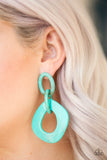 Paparazzi "Torrid Tropicana" Blue Post Earrings Paparazzi Jewelry