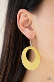 Paparazzi "Tropical Trailblazer" Yellow Earrings Paparazzi Jewelry