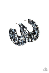 Paparazzi "Tropically Torrid" Black Earrings Paparazzi Jewelry