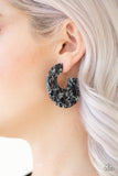 Paparazzi "Tropically Torrid" Black Earrings Paparazzi Jewelry