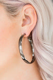 Paparazzi "A Double Feature" Black Earrings Paparazzi Jewelry