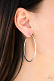 Paparazzi "Double Or Nothing" Silver Earrings Paparazzi Jewelry