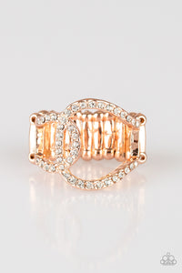 Paparazzi "Radial Radiance" Rose Gold Ring Paparazzi Jewelry