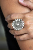 Paparazzi "Mesa Mandala" Silver Ring Paparazzi Jewelry