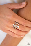 Paparazzi "LEAF It All Behind" Silver Ring Paparazzi Jewelry