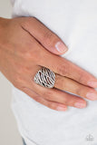 Paparazzi "Really Riveting " Silver Ring Paparazzi Jewelry