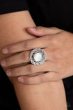 Paparazzi VINTAGE VAULT "Gardenia Glow" White Ring Paparazzi Jewelry