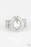 Paparazzi "Fiercely Flawless" White Ring Paparazzi Jewelry