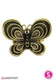Paparazzi "Winging It" Brass Ring Paparazzi Jewelry