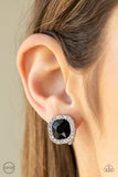 Paparazzi "Bling Tastic!" Black Clip On Earrings Paparazzi Jewelry