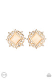 Paparazzi "Get Rich Quick" Gold Clip On Earrings Paparazzi Jewelry