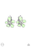Paparazzi "Island Iris" Green Clip On Earrings Paparazzi Jewelry