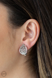 Paparazzi "Garden Date" Pink Clip On Earrings Paparazzi Jewelry