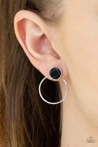 Paparazzi "  Simply Stone Dweller" Black Post Earrings Paparazzi Jewelry