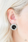 Paparazzi VINTAGE VAULT "What Should I BLING?" Black Post Earrings Paparazzi Jewelry