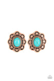 Paparazzi "Springtime Deserts" Copper Post Earrings Paparazzi Jewelry