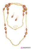Paparazzi "Tricks Of the Trade - Red" necklace Paparazzi Jewelry