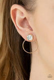 Paparazzi "Simply Stone Dweller" Gold Post Earrings Paparazzi Jewelry