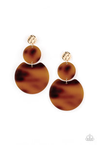 Paparazzi "Miami Mariner" Gold Earrings Paparazzi Jewelry