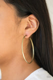 Paparazzi "5th Avenue Attitude" Brass Earrings Paparazzi Jewelry