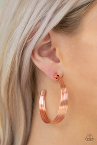 Paparazzi "Live Wire" Copper Earrings Paparazzi Jewelry