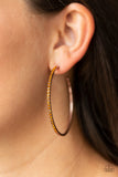 Paparazzi "Trending Twinkle" Copper Earrings Paparazzi Jewelry