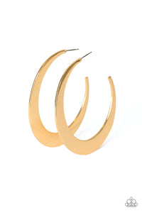 Paparazzi "Moon Beam" Gold Post Earrings Paparazzi Jewelry