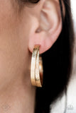 Paparazzi "High-Class Shine" FASHION FIX Gold Earrings Paparazzi Jewelry