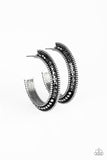 Paparazzi VINTAGE VAULT "Retro Reverberation" Silver Earrings Paparazzi Jewelry