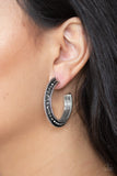 Paparazzi VINTAGE VAULT "Retro Reverberation" Silver Earrings Paparazzi Jewelry