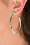 Paparazzi "Totally On Trend" FASHION FIX Silver Earrings Paparazzi Jewelry