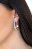 Paparazzi "Cash Flow"  White Post Earrings Paparazzi Jewelry