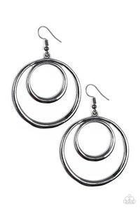 Paparazzi "Put Your SOL Into It" Black Earrings Paparazzi Jewelry