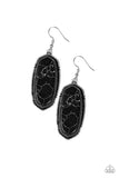 Paparazzi "Stone Quest" Black Earrings Paparazzi Jewelry