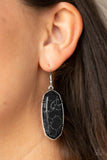 Paparazzi "Stone Quest" Black Earrings Paparazzi Jewelry