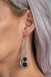 Paparazzi "Natural Nova" Black Earrings Paparazzi Jewelry