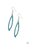 Paparazzi "Treasure Trove Trinket" Blue Earrings Paparazzi Jewelry