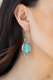 Paparazzi "Port Royal Princess" Blue Earrings Paparazzi Jewelry