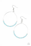 Paparazzi "Prize Winning Sparkle" Blue Earrings Paparazzi Jewelry